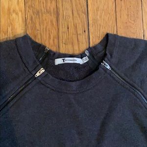 T by Alexander Wang Zip Around Sweatshirt